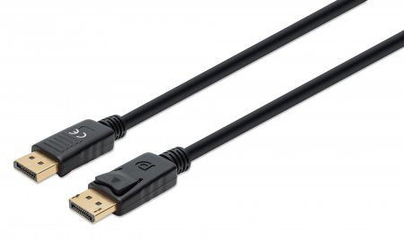355575 Cable DisplayPort 8K - Macho a Macho, Longitud 2 m Contactos chapados en oro, Forro de PVC, Longitud 2m. 355575 Cable DisplayPort 8K - Macho a Macho, Longitud 2 m Contactos chapados en oro, Forro de PVC, Longitud 2m.